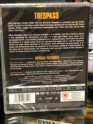 Trespass (1992) (BLU-RAY/DVD ICE T, Walter Hill, ALL ZONE ABC 101 FILMS NEW1 - Picture 3 of 4