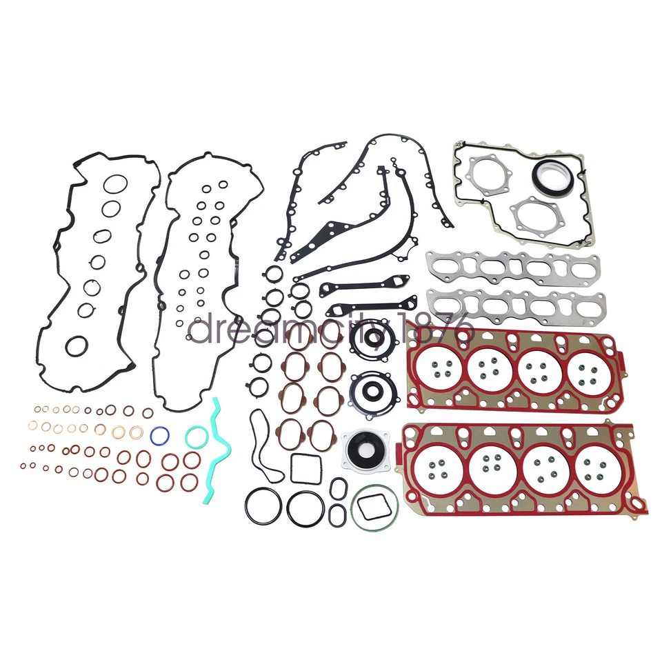 Engine Overhaul Rebuild Gasket Kit For 2007-2019 Porsche Cayenne S GTS 4.8L V8 - Image 4 of 4