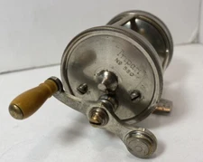 Antique Fishing Reel Meisselbach Tripart 580  1904 Patent Dates 