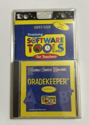Software Tools Gradekeeper PC Teacher Created Materials New/Sealed
