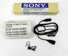 Sony ECM-66BC Condenser Microphone - New Old Stock, Free Shipping