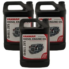 Yanmar 41540G 15W40 Diesel Engine Oil, 1 Gallon (Pack of 3)