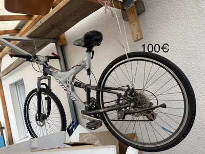 Sprick Fashion Line Mountainbike vollgefedert blau/gelb, Kettenschaltung