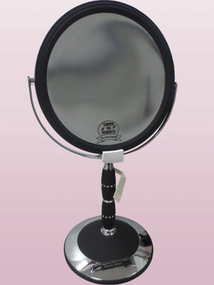 YBF GET GORGEOUS PRETTY PEDSTAL MIRROR WITH 24 SWAROVSKI CRYSTAL ELEMENTS BOXED