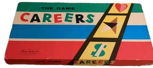 VTG  1955 Parker Brothers CAREERS BOARD GAME
