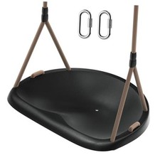 Black Rope Swing Seat for Adults and Toddler,Heavy Duty Tree Swing with