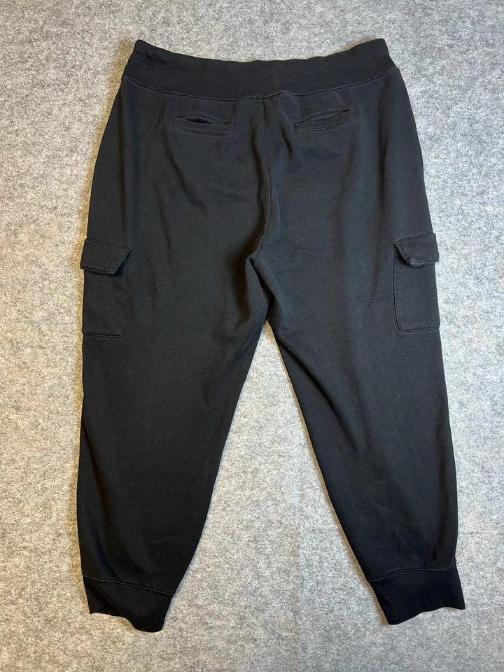 Pantalones cargo CALVIN KLEIN JEANS para hombre talla XL negros  Foto 2 de 4