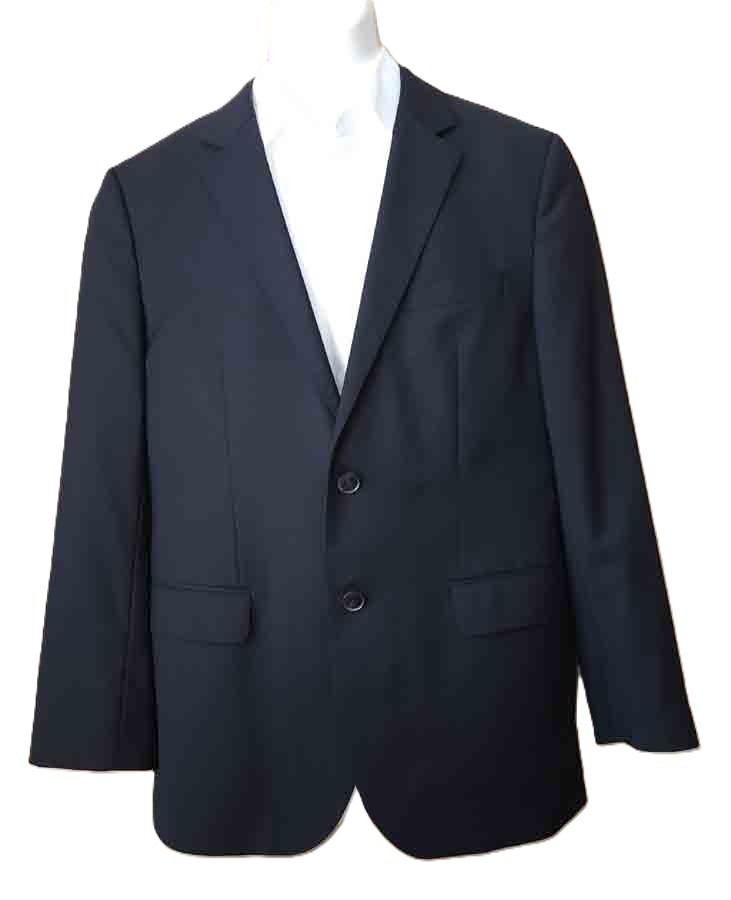 Hugo Boss Guabello Super 120s Wool Sport Coat Blazer Black Men's Size 38R thumbnail 4