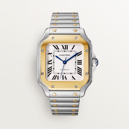 2026 SANTOS DE CARTIER TWO TONE MEDIUM W2SA0016 Unworn Complete