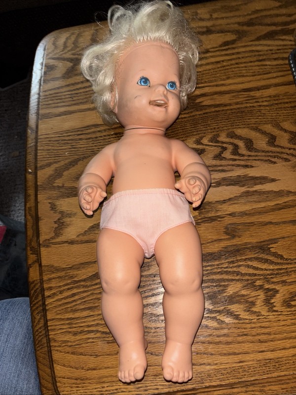 Vintage 1971 Mattel 16" TEARFUL BABY TENDER LOVE Face Changing Doll
