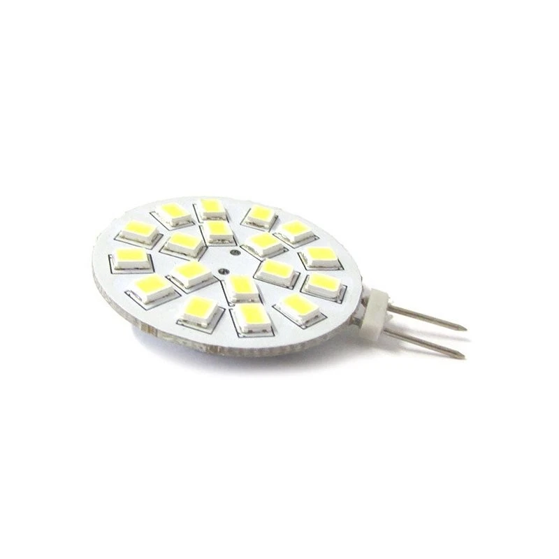 Lampadina LED G4 Bispina DC AC 3W 12V e 24V Bianco Neutro Naturale 18 SMD 2835 1 - Immagine 2 di 3