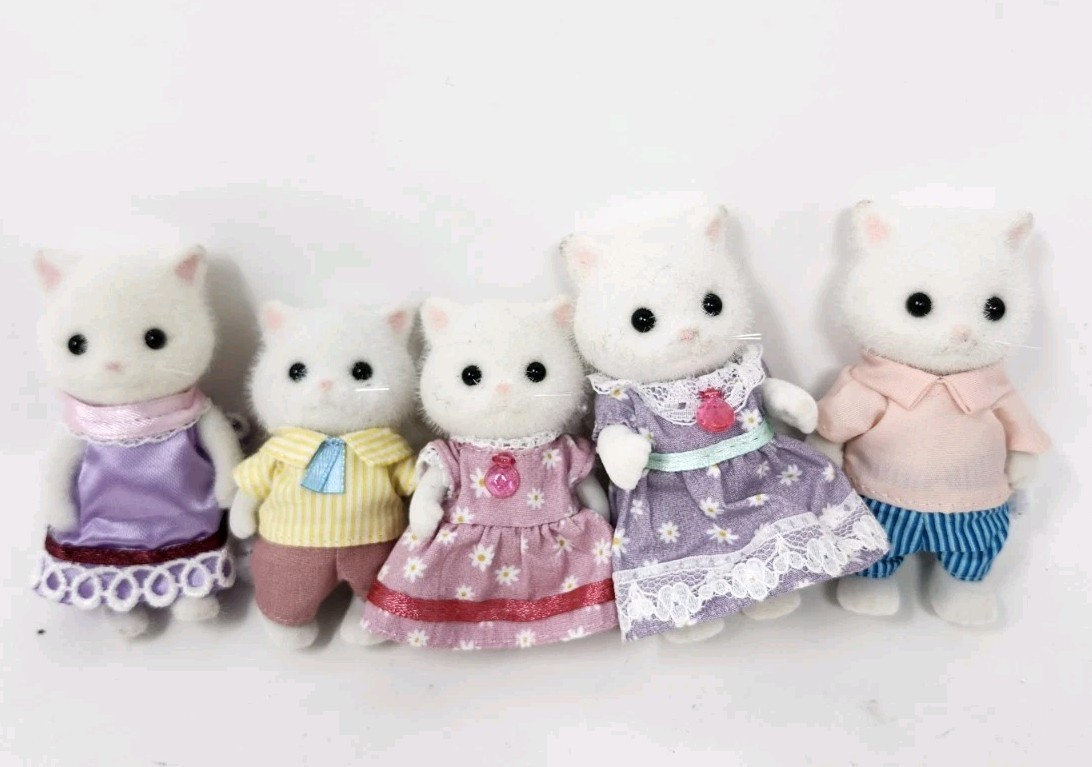 family cats　1001 Sylvanian Families PERSIAN CAT TWINS NI-108 Epoch Calico