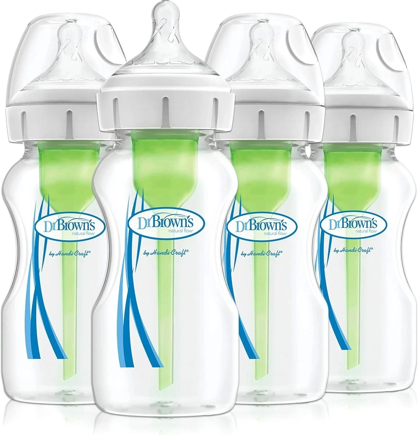 Dr Brown's Natural Flow Anti-Colic Options+ Wide-Neck Baby Bottle Pack of 4
Opens in a new window or