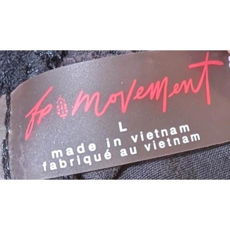 Pantalones cargo Free People Movement grandes gris carbón  Foto 4 de 4