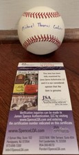 Michael Thomas Conforto Autographed Rawlings Official MLB Baseball Mets JSA COA