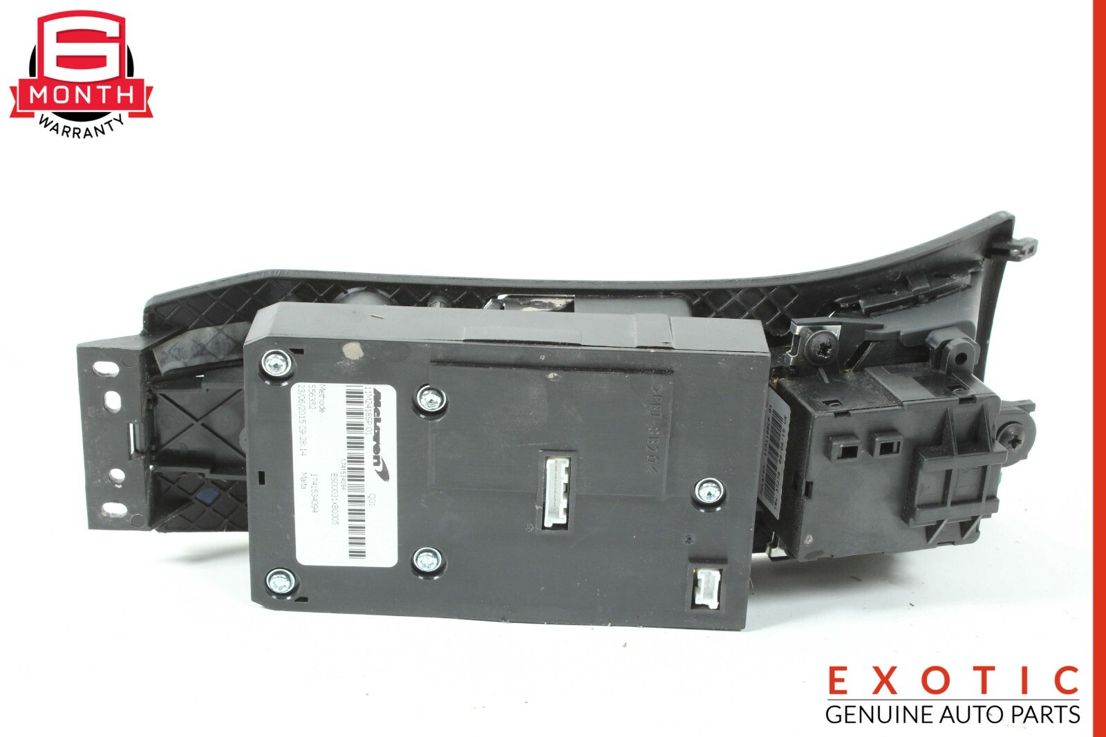 15-17 McLaren 650S Center Console Control Switch Panel OEM