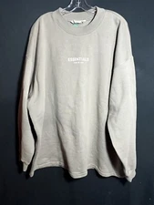Fear Of God Essentials Relaxed Crewneck Dessert taupe Size XL large