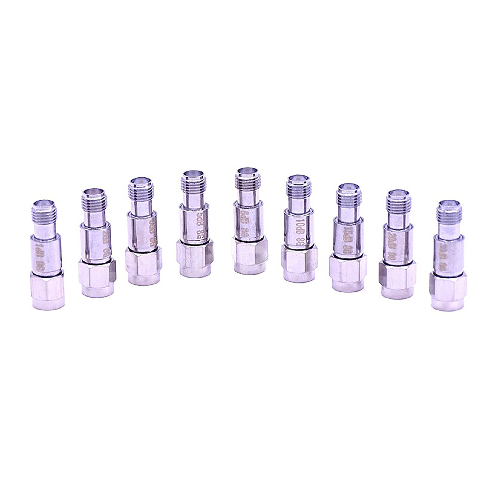 SMA Male to Female 2W DC-8GHz Coaxial Attenuators 3dB 6dB 10dB 20dB 30dB 40dB