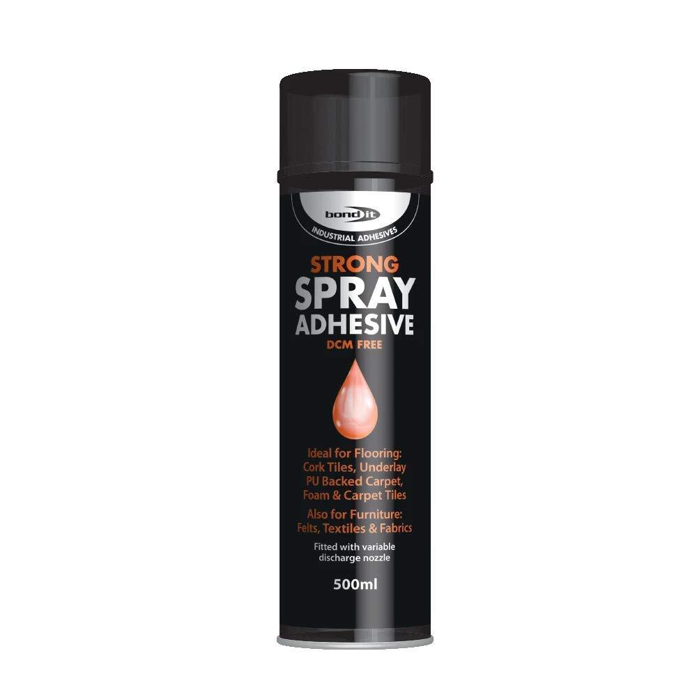 (3 Tins) 500ml Bond it spray Contact adhesive Super Strong 500ml, Black - Image 6