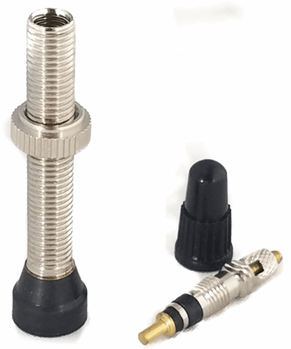 Tubeless Presta Valves Stem, 44mm PAIR Universal Tubeless Presta Valve Stems - Bild 2 von 2
