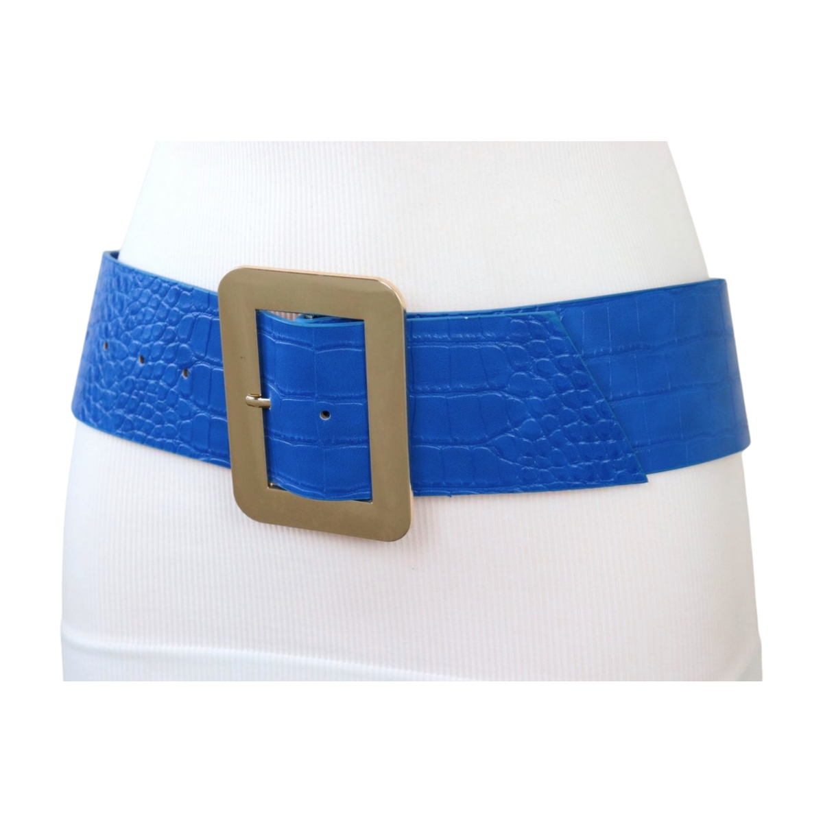 【美品】Time is on HOGATA square buckle belt HOGATA square buckle belt】 - Time is on