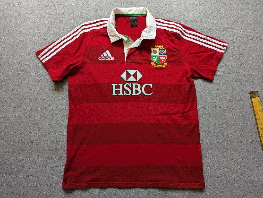 adidas British and Irish Lions ラグビーシャツ