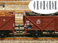 Mu N-A50069 - Fertigmodell Kuppelstangen 11,5Mm Hochdetailliert 8X - Spur N
