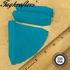 PREMIUM 4" X 5/8" Pot Stakes TURQUOISE Plant Marker Labels Nursery Tags USA MADE