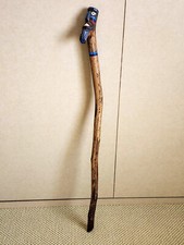 Cedar Hand Carved Walking Stick 40" Tall