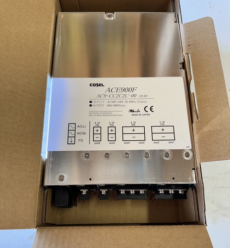 COSEL AC9-CC2C2C-00 ACE900F Power Supply Input AC100-240V 50-60Hz 12A NEW