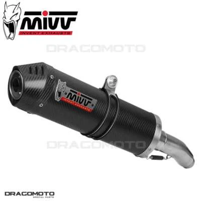 échappement SUZUKI GSF 650 BANDIT 2005 2006 MIVV Oval Carbone CC - Photo 1/2