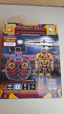 LEBRON JAMES NBA Cavaliers RoboJam Infrared Helicopter WORLD Tech