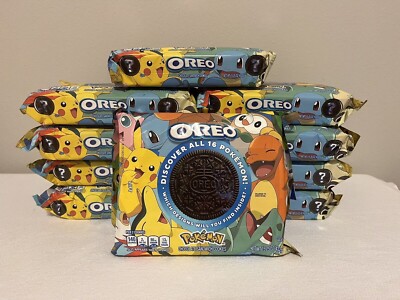 COLLECTIBLE 10 FACTORY SEALED Pokemon OREO Cookie PACKS 16 Pokemon ...