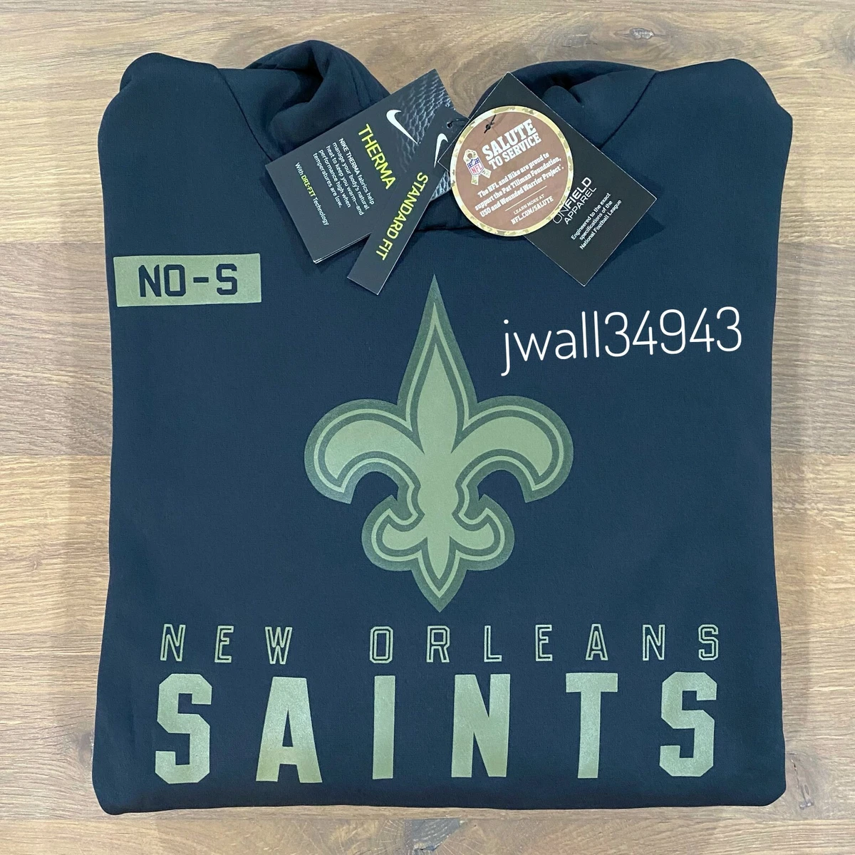 Nike New Orleans Saints No75 Andrus Peat Olive/Camo Men's Stitched NFL Limited 2017 Salute To Service Jersey