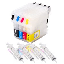 Cartucce ricarica Fill In CISS compatibili per BROTHER LC1240BK C M Y