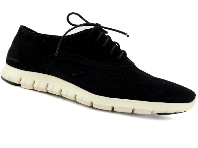 cole haan zerogrand black suede