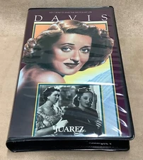 Juarez VHS Tape, Key Video, Bette Davis, Clam-shell case