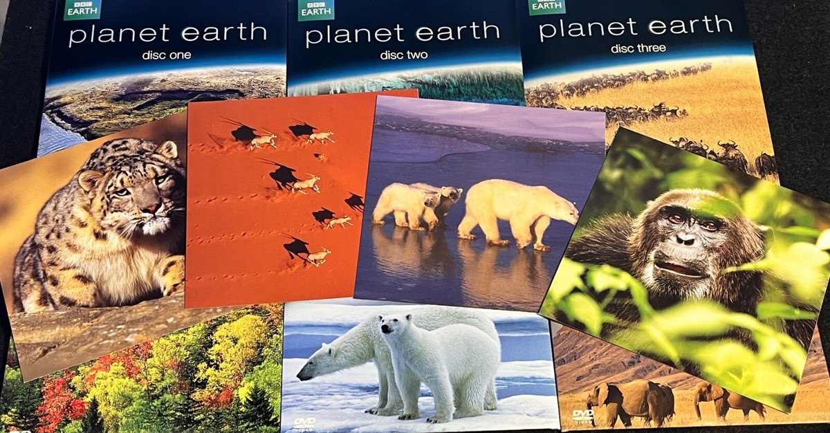 BBC Planet Earth DVD 6 Disc Set Globe Collectors Limited Edition +