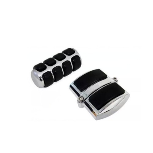 Gear Shift Brake Lever Peg Toe Heel Pedal Cover For Yamaha V-Star 1100 1300 650 - Picture 9 of 19