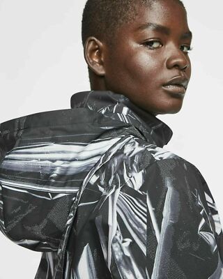 NIKE SHIELD GHOST FLASH WEATHER RESISTANT RUNNING JACKET BLACK BV4387-010 SZ XS | eBay