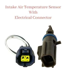 Intake Air Temperature Sensor & Connector Fits Ford F250 F350 F450 F550 V8 6.7L