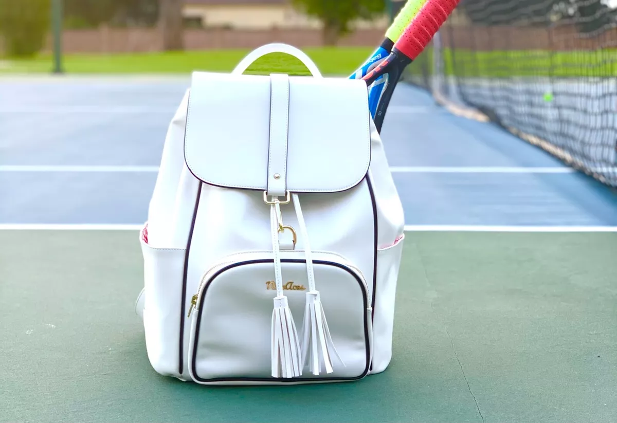 NiceAces Beautiful Designer Tennis and Pickleball Backpack for women