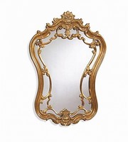 Bassett Mirror Company 24-inch X 35-inch Hermosa Mirror In Gold Leaf Bassett Mirror Company 24-inch X 35-inch Hermosa Mirror In Gold Leaf