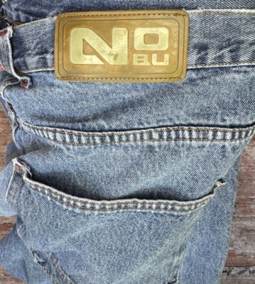 Vintage Nobu Wide Leg Carpenter Jeans Mens Baggy Big Pocket 90s