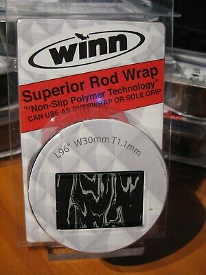 Winn Grips 96 Superior Fishing Rod Wrap OverWrap OW11-BSC Black