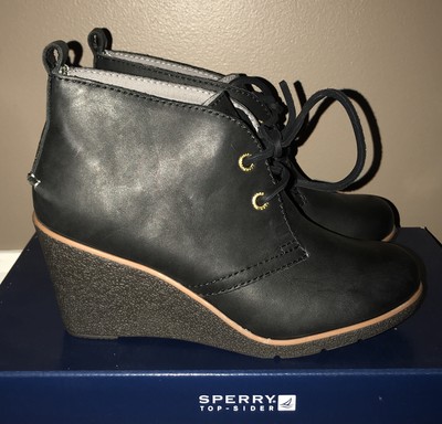 sperry wedge boots