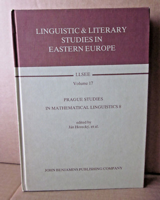 LINGUISTIC & LITERARY STUDIES IN EASTERN EUROPE journal 1983 Prague Math LLSEE