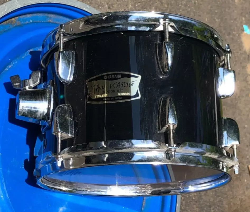 Yamaha Manu Katche Junior Tom Drum Japan Black 10