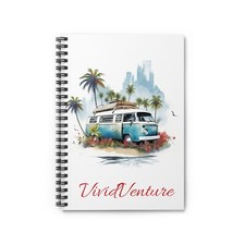 VW Camper Spiral Notebook