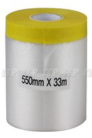 MP Abdeckfolie Mit Papierklebeband Spezial-Folie Cq-Foil 33 M Rolle X 55 Cm